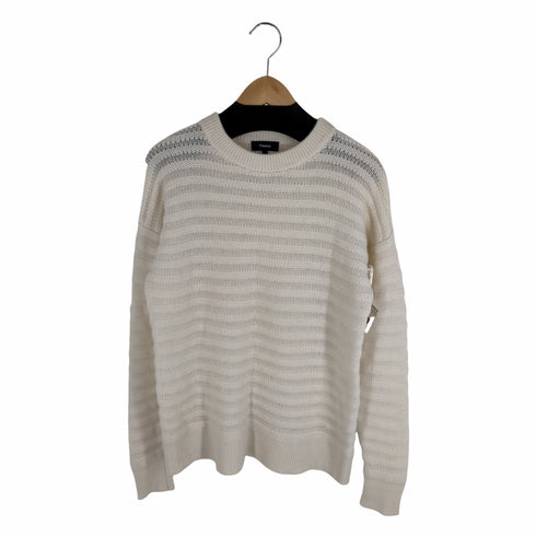 セオリー theory 18AW CASHMERE NOVELTY STRIPE PO カシミヤ100% ニット レディース JPN:S