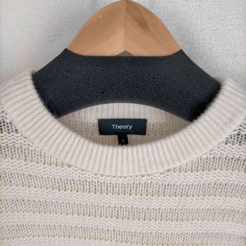 セオリー theory 18AW CASHMERE NOVELTY STRIPE PO カシミヤ100% ニット レディース JPN:S