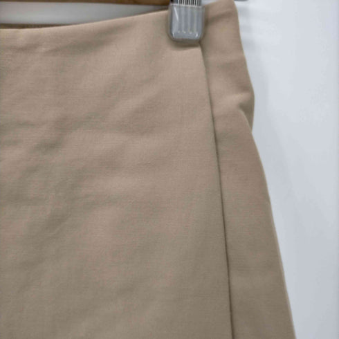 エンフォルド ENFOLD エンフォルド ENFOLD 18SS asymmetric drape midi スカート ロング フレア 36 ベージュ /AO ■OS レディース レディース JPN:36