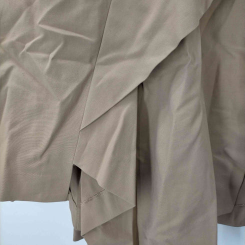 エンフォルド ENFOLD エンフォルド ENFOLD 18SS asymmetric drape midi スカート ロング フレア 36 ベージュ /AO ■OS レディース レディース JPN:36