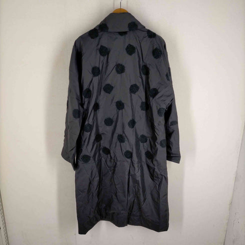 ハート イッセイミヤケ Haat ISSEY MIYAKE ドット柄ナイロンステンカラーコート レディース JPN:3