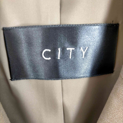 シティー CITY ツイルストレッチロングジレ レディース FREE