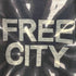 フリーシティ FREE CITY フリーシティ FREE CITY ロゴプリントタイダイスウェットTシャツ 半袖 1 紺 ネイビー グレー /MY ■OS ■SH メンズ メンズ JPN:1