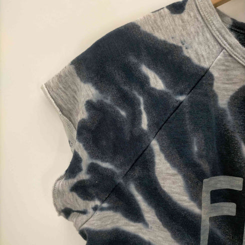 フリーシティ FREE CITY フリーシティ FREE CITY ロゴプリントタイダイスウェットTシャツ 半袖 1 紺 ネイビー グレー /MY ■OS ■SH メンズ メンズ JPN:1