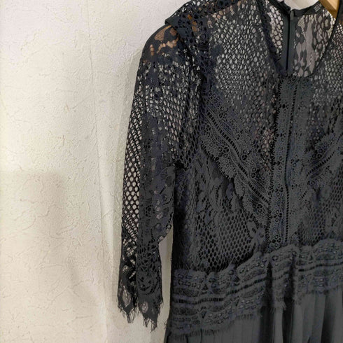ザラ ZARA レース プリーツ ワンピース レディース import:S