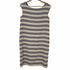 マックスマーラウィークエンド MAX MARA WEEKEND マックスマーラ MAX MARA WEEKEND ワンピース ノースリーブ ストレート ミニ ボーダー ラウンドネック バックV 42 ベージュ 紺 ネイビー /AA ■OS ■SH レディース レディース EUR:42