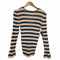 ビューティフルピープル beautiful people stretch rib border pullover レディース JPN:42
