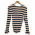 ビューティフルピープル beautiful people stretch rib border pullover レディース JPN:42
