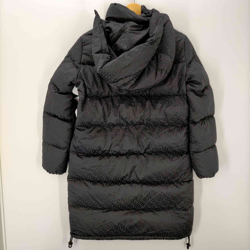 バーバリーロンドンイングランド BURBERRY LONDON ENGLAND バーバリー ロンドン BURBERRY LONDON ENGLAND TB モノグラム ナイロン ダウンコート 中綿コート アウター XXS 黒 ブラック /DF ■OS ■SH レディース レディース XXS