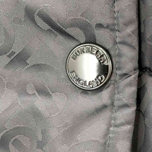 バーバリーロンドンイングランド BURBERRY LONDON ENGLAND バーバリー ロンドン BURBERRY LONDON ENGLAND TB モノグラム ナイロン ダウンコート 中綿コート アウター XXS 黒 ブラック /DF ■OS ■SH レディース レディース XXS