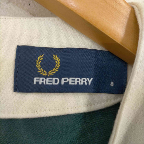 フレッドペリー FRED PERRY ロゴ刺繍 ワンピース レディース US:8