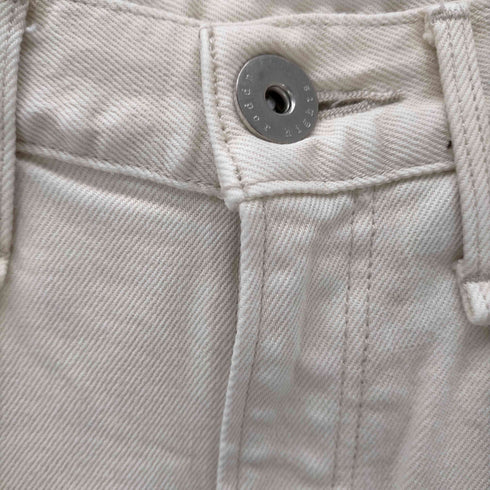 アッパーハイツ upper hights アッパーハイツ upper hights HE NINETYS テーパードデニムパンツ ジーンズ ダメージ加工 21 アイボリー 861336 /DF ■OS レディース レディース 21