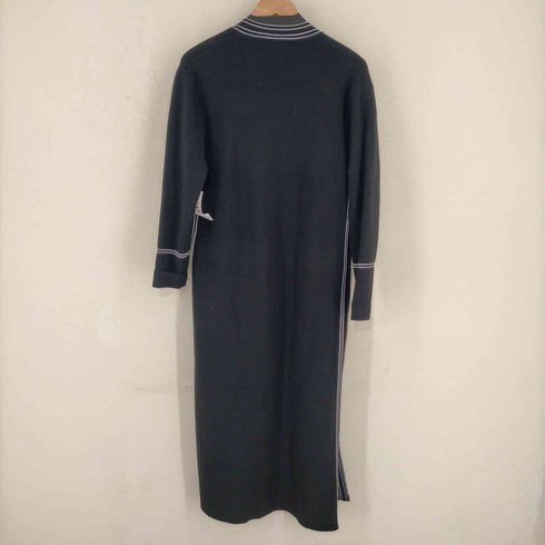 ザラ ZARA バイカラーステッチ ロングカーディガン レディース import:S