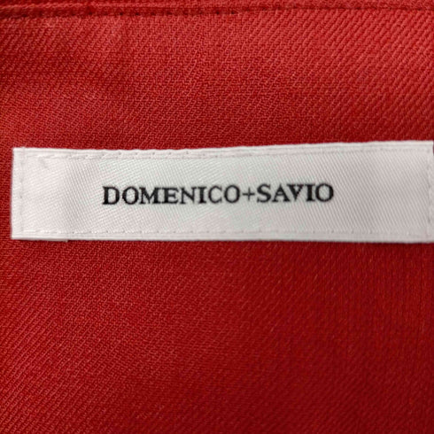 ドメニコアンドサヴィオ DOMENICO+SAVIO タックテーパードパンツ ハイウエスト M 赤 レッド /MY ■OS レディース レディース JPN:M