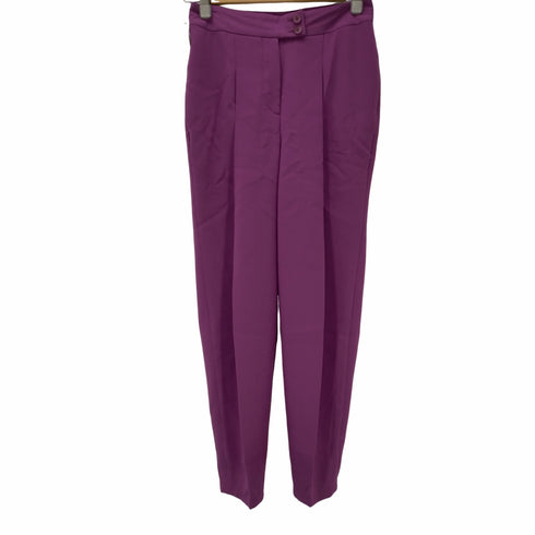 セオリーリュクス theory luxe セオリーリュクス theory luxe 22SS Row Crepe Malen St パンツ タック テーパード センタープレス 034 紫 パープル /HS ■OS レディース レディース JPN:34