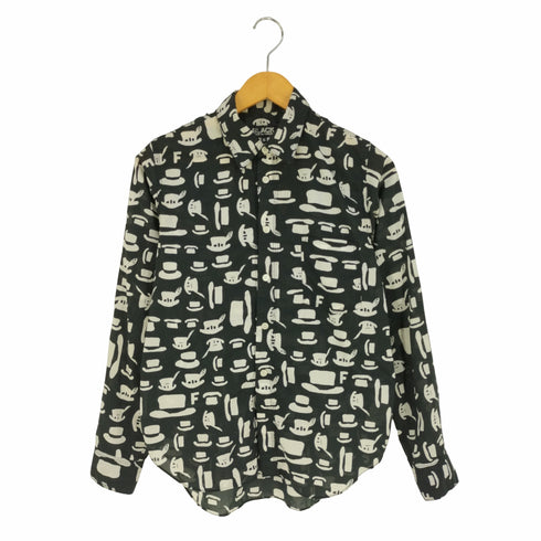 ブラックコムデギャルソン BLACK COMME des GARCONS A2013 ハット柄 ポリシャツ メンズ JPN:S