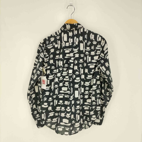 ブラックコムデギャルソン BLACK COMME des GARCONS A2013 ハット柄 ポリシャツ メンズ JPN:S