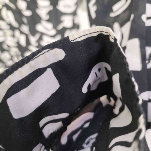 ブラックコムデギャルソン BLACK COMME des GARCONS A2013 ハット柄 ポリシャツ メンズ JPN:S
