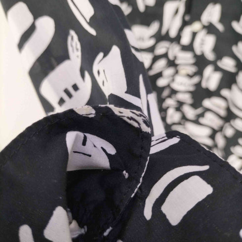 ブラックコムデギャルソン BLACK COMME des GARCONS A2013 ハット柄 ポリシャツ メンズ JPN:S
