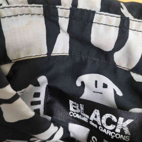 ブラックコムデギャルソン BLACK COMME des GARCONS A2013 ハット柄 ポリシャツ メンズ JPN:S