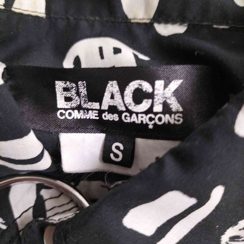 ブラックコムデギャルソン BLACK COMME des GARCONS A2013 ハット柄 ポリシャツ メンズ JPN:S
