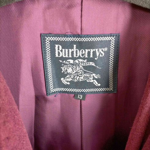 バーバリーズ BURBERRYS ウールロングコート レディース