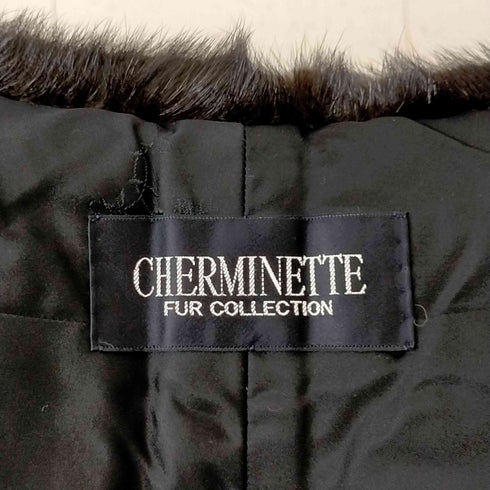 サガミンク SAGA MINK CHERMINETTE 銀サガ ミンクファー ショール ティペット マフラー レディース