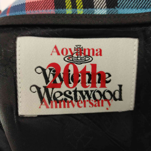 ヴィヴィアンウエストウッド Vivienne Westwood SUMMER KILT スカート ブルーマック マックマラタータンチェック Mac Andy AOYAMA 20th Anniversary レディース JPN:40