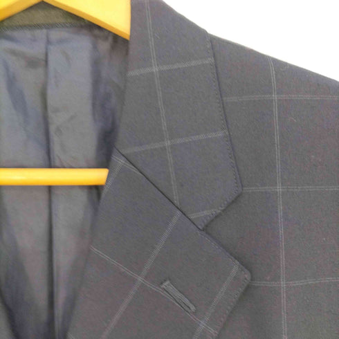 エルメネジルドゼニア ERMENEGILDO ZEGNA チェック シングルブレスト 3B ウールテーラードジャケット メンズ