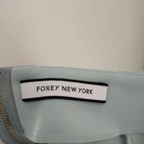 フォクシーニューヨーク FOXEY NEW YORK ELLIPSE FLARE イリプスフレアスカート 膝丈 タック レディース JPN:38