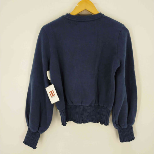 リーバイス Levis メイドアンドクラフテッド made&crafted カットソー スウェット 長袖 プルオーバー ギャザー 裏起毛 クルーネック レディース JPN:XS