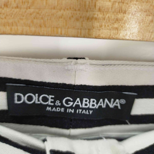 ドルチェアンドガッバーナ DOLCE&GABBANA ストライプ デザインパンツ フレアパンツ パンタロン アンクル丈 レディース EUR:36