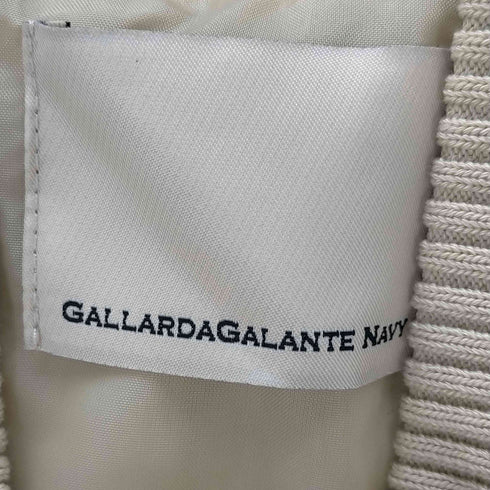 ガリャルダガランテ GALLARDAGALANTE ガリャルダガランテ GALLARDAGALANTE NAVY 22AW MA-1 ブルゾン 中綿ジャケット アウター ジップアップ 総裏地 F ライトイエロー /CM ■OS レディース レディース FREE