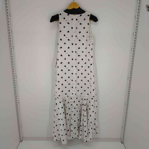 ロゼッタゲッティ ROSETTA GETTY 20SS bauhaus dot printed シルク ロングワンピース ノースリーブ ドット 水玉 レディース JPN:0