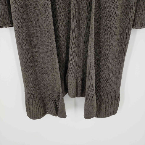 ミューズデドゥーズィエム クラス MUSE de Deuxieme Classe Lily Linen ロングカーディガン ニット 長袖 ノーボタン レディース ONE SIZE