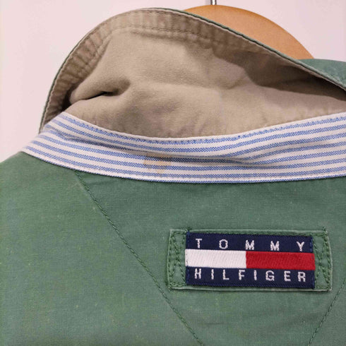 トミーヒルフィガー TOMMY HILFIGER 90s ワンポイントロゴスイングトップブルゾン メンズ import:XL
