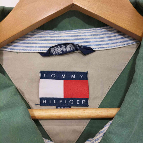 トミーヒルフィガー TOMMY HILFIGER 90s ワンポイントロゴスイングトップブルゾン メンズ import:XL