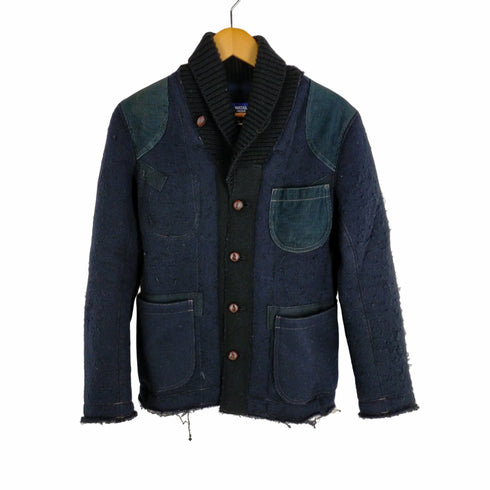 ジュンヤワタナベコムデギャルソンマン JUNYA WATANABE COMME des GARCONS MAN モヘヤ混 切替 ジャケット メンズ JPN:XS