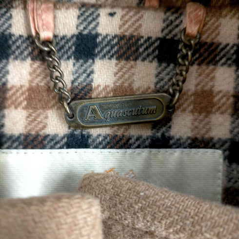 アクアスキュータム AQUASCUTUM ウールダッフルコート レディース