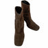 ジルサンダー JIL SANDER ジルサンダー JIL SANDER ブーツ ショート ハイヒール スクエアトゥ スエード 35 22cm ダークブラウン /YO10 レディース レディース JPN:22
