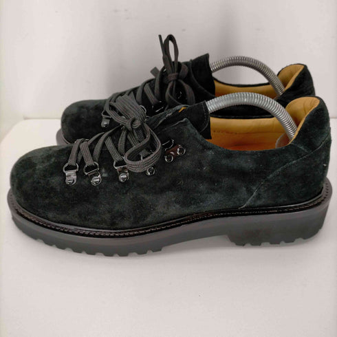 ダブルエイチ WH ダブルエイチ w+h スウェードマウンテンブーツ レースアップ 8 26.5cm 黒 ブラック /SR5 ■SH メンズ メンズ JPN:26.5