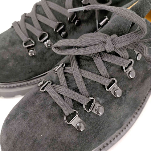 ダブルエイチ WH ダブルエイチ w+h スウェードマウンテンブーツ レースアップ 8 26.5cm 黒 ブラック /SR5 ■SH メンズ メンズ JPN:26.5