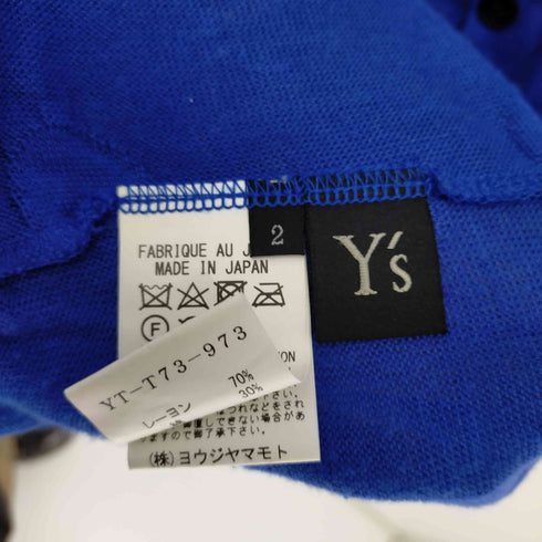 ワイズ Ys ドット カーディガン ニット Vネック 長袖 前開き ミドル丈 レディース JPN:2