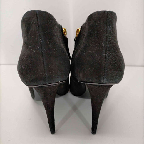 ジュゼッペザノッティデザイン GIUSEPPE ZANOTTI DESIGN ジュゼッペザノッティデザイン GIUSEPPE ZANOTTI DESIGN ブーティ ショートブーツ スエード 37 24cm 黒 ブラック ■SH /AK3 レディース レディース JPN:24