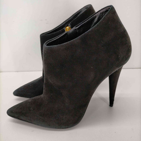 ジュゼッペザノッティデザイン GIUSEPPE ZANOTTI DESIGN ジュゼッペザノッティデザイン GIUSEPPE ZANOTTI DESIGN ブーティ ショートブーツ スエード 37 24cm 黒 ブラック ■SH /AK3 レディース レディース JPN:24
