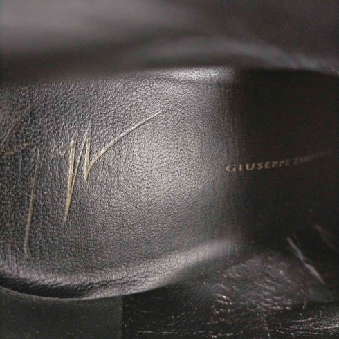 ジュゼッペザノッティデザイン GIUSEPPE ZANOTTI DESIGN ジュゼッペザノッティデザイン GIUSEPPE ZANOTTI DESIGN ブーティ ショートブーツ スエード 37 24cm 黒 ブラック ■SH /AK3 レディース レディース JPN:24