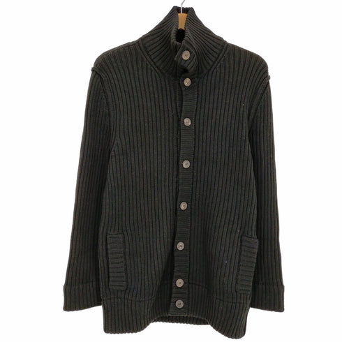 ドルチェアンドガッバーナ DOLCE&GABBANA ハイネック リブカーディガン ウール メンズ EUR:54
