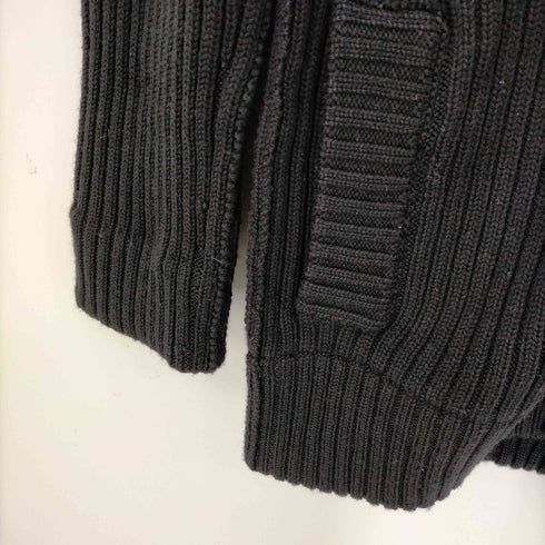ドルチェアンドガッバーナ DOLCE&GABBANA ハイネック リブカーディガン ウール メンズ EUR:54