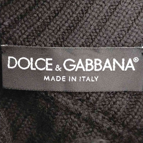 ドルチェアンドガッバーナ DOLCE&GABBANA ハイネック リブカーディガン ウール メンズ EUR:54