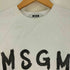 エムエスジーエム MSGM ロゴプリント クルーネックスウェット レディース XS